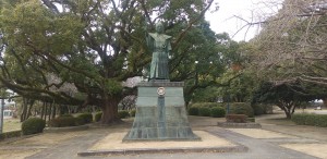 蜂須賀家政公（徳島城公園内）